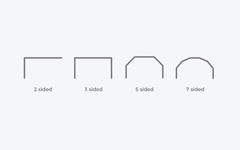 Image of deciding how many sides your bay window has