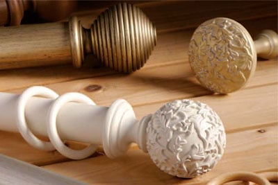 Wooden Curtain Poles