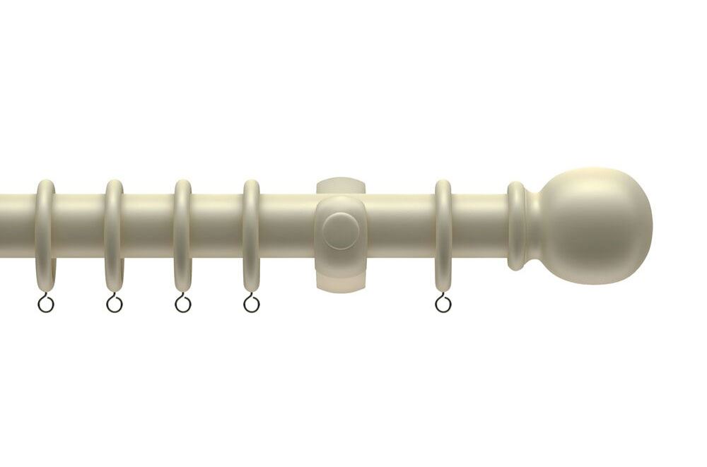 Speedy 28mm Victory Wood Stone Wooden Curtain Pole