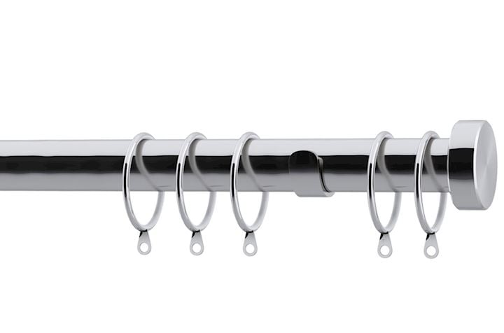 Curtain store pole ends