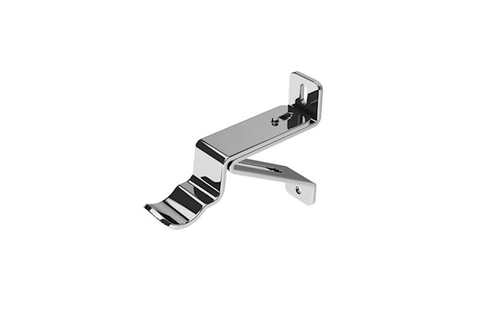Swish 28mm Wall Fixed Passing Bracket Chrome