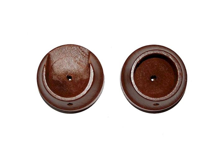 Rolls 28mm Woodline Rosewood Recess Bracket