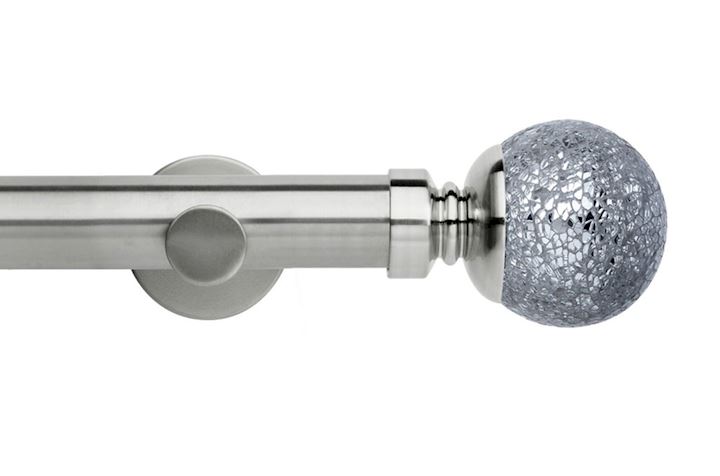 Rolls 35mm Neo Mosaic Ball Metal Eyelet Pole Stainless Steel