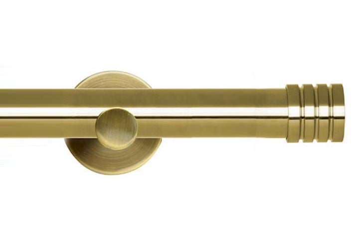 Rolls 35mm Neo Stud Metal Eyelet Pole Spun Brass