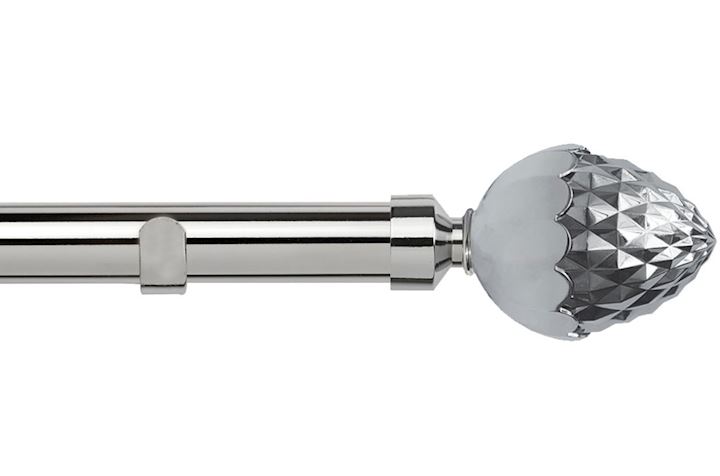 Speedy 35mm Acorn Eyelet Pole Chrome