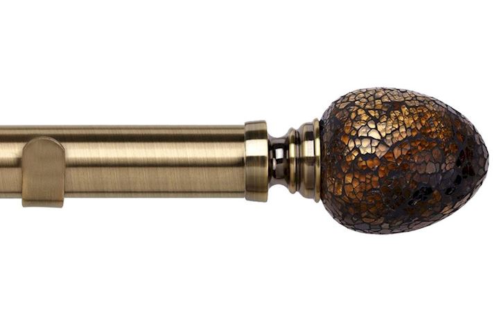 Speedy 35mm Alexia Bronze Mirror Eyelet Pole Antique Brass