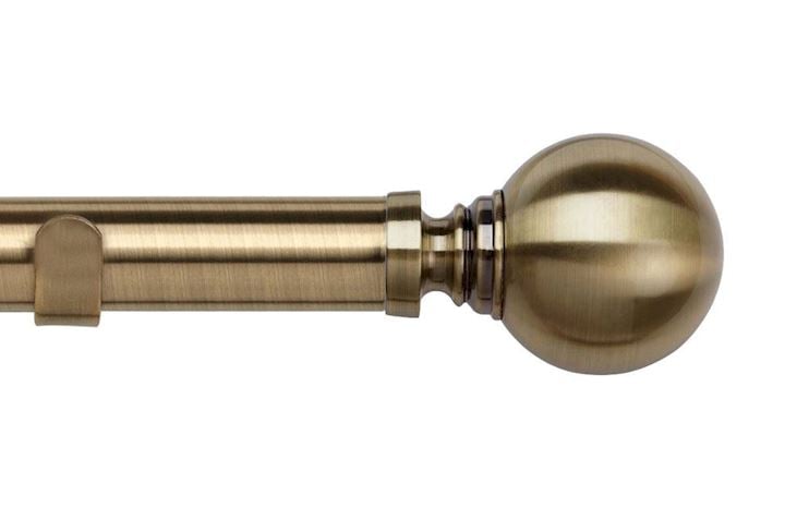 Speedy 35mm Globe Eyelet Pole Antique Brass