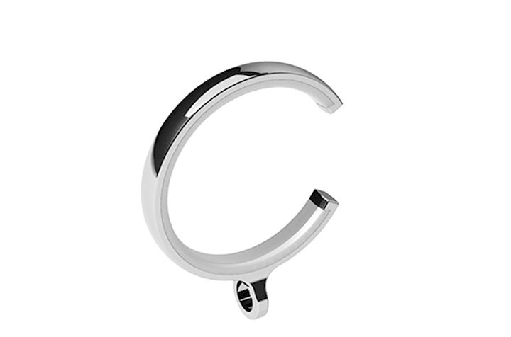 Swish 35mm Design Studio Passing Rings Chrome