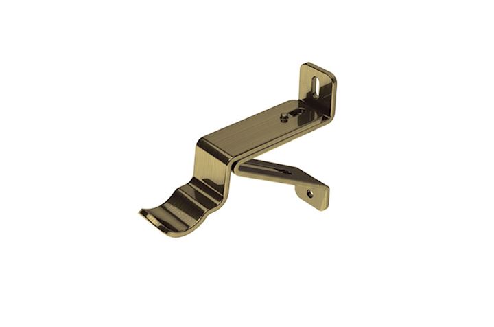 Swish 35mm Wall Fixed Passing Bracket Antique Brass