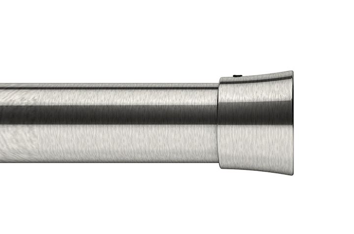 Swish 35mm Pole Only Satin Steel
