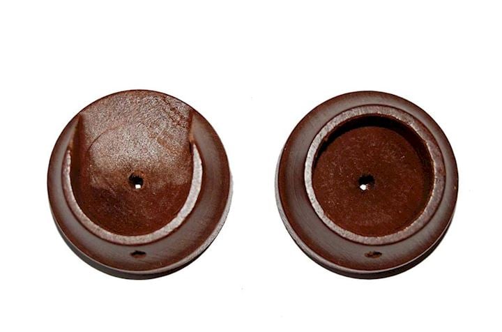 Rolls 50mm Woodline Rosewood Recess Bracket