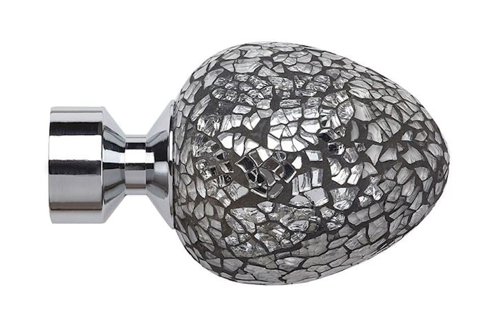 Speedy 35mm Alexia Mirror Finial Chrome