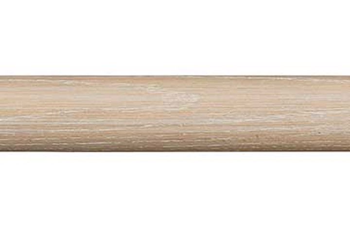 Hallis Eden 35mm Oatmeal Wooden Pole Only