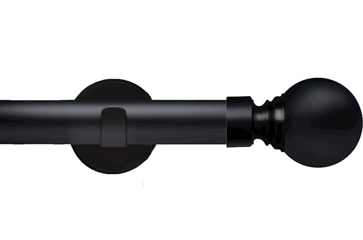 Speedy 35mm Globe Eyelet Pole Black