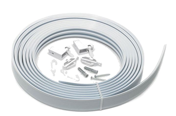 Speedy Streamline Coiled Track White Plastic