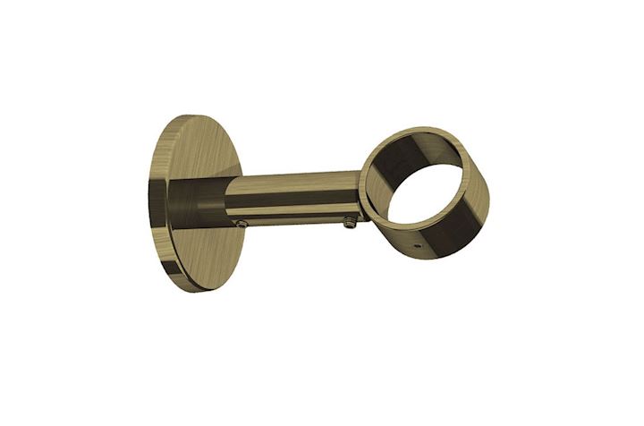 Swish 28mm Ceiling or Wall Fixed Bracket Antique Brass