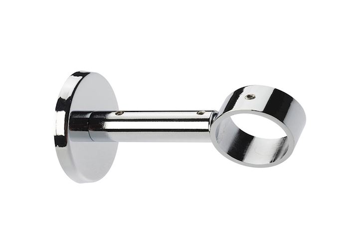 Swish 28mm Ceiling or Wall Fixed Bracket Chrome