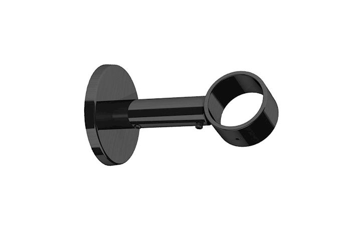 Swish 28mm Ceiling or Wall Fixed Bracket Graphite