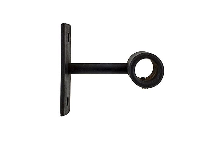 Artisan 12mm Black Wrought Iron Curtain Pole Bracket