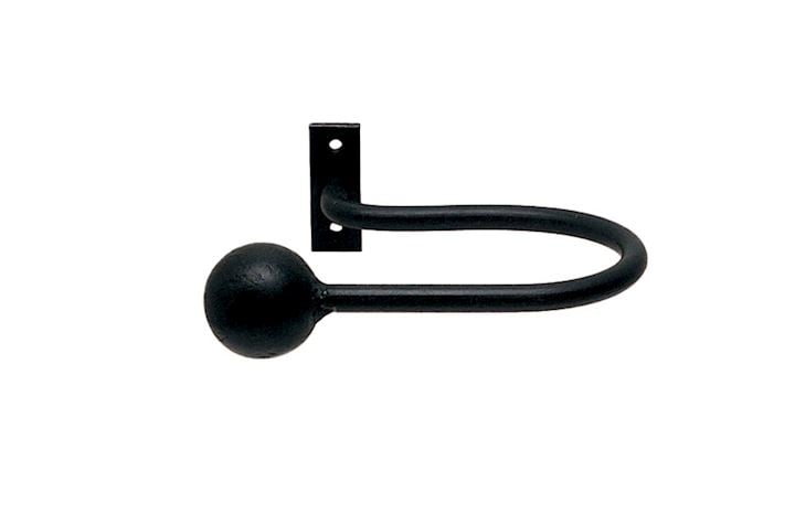 Artisan Cannon Black Wrought Iron Curtain Holdback