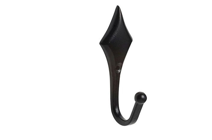 Speedy Diamond Black Tie Back Hooks