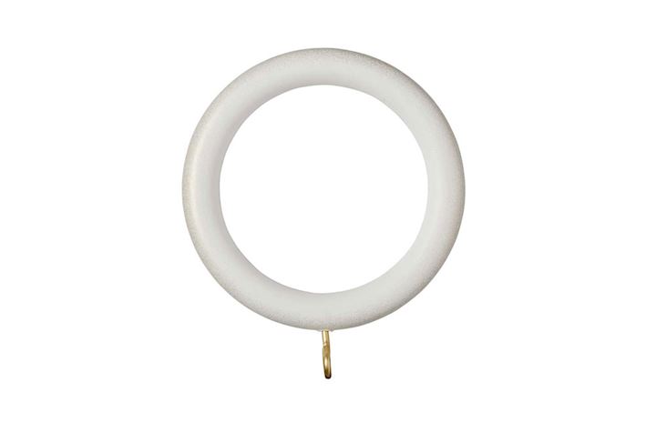 Rolls 55mm Museum Wooden Rings Cream Gold Wash