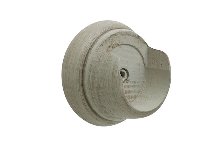 Hallis 45mm Origins Flint Grey Wooden Recess Bracket