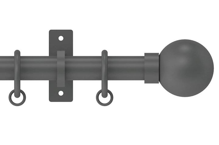 Hallis Arc 25mm Lead Ball Curtain Pole