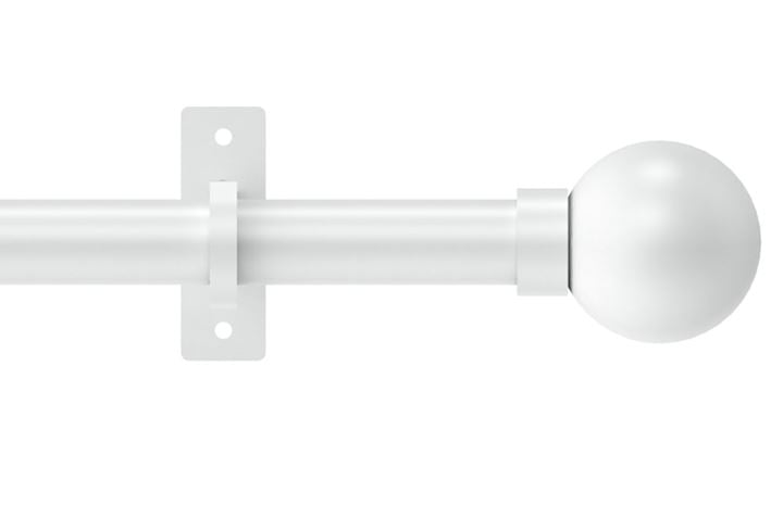 Hallis Arc 25mm China White Ball Eyelet Pole