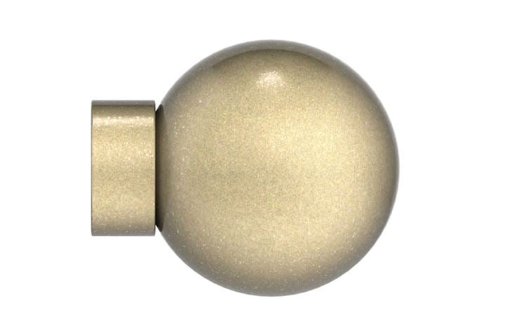 Hallis Arc 25mm Soft Brass Ball Finial
