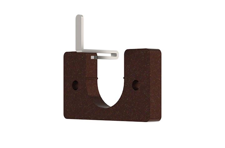 Hallis Arc 25mm Bronze Recess Bracket