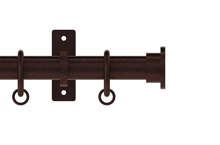 Hallis Arc 25mm Bronze Disc Curtain Pole