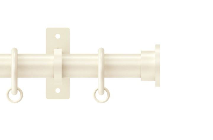 Hallis Arc 25mm Linen Disc Curtain Pole