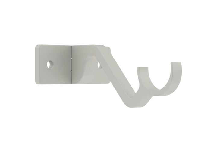 Hallis Arc 25mm Warm Grey Passing Bracket