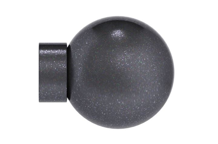 Hallis Arc 25mm Gunmetal Ball Finial