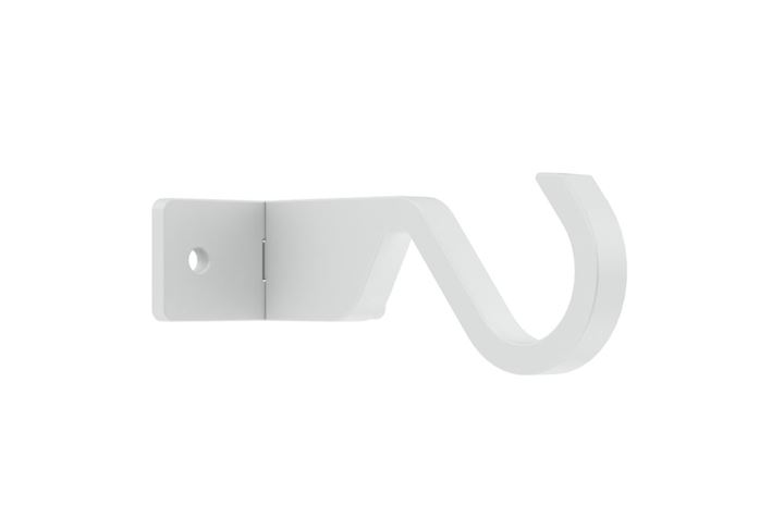 Hallis Arc 25mm China White Ceiling Bracket