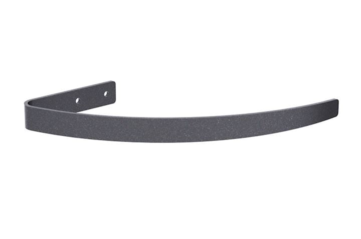Hallis Arc Gunmetal Curtain Holdback