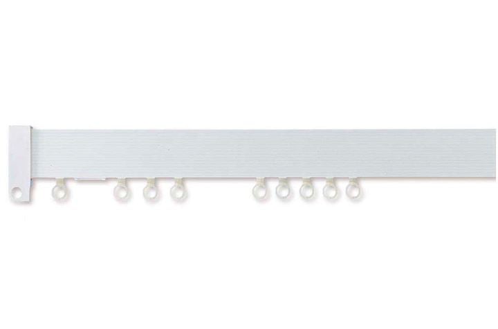 Hallis Superglide Uncorded Metal Curtain Track White