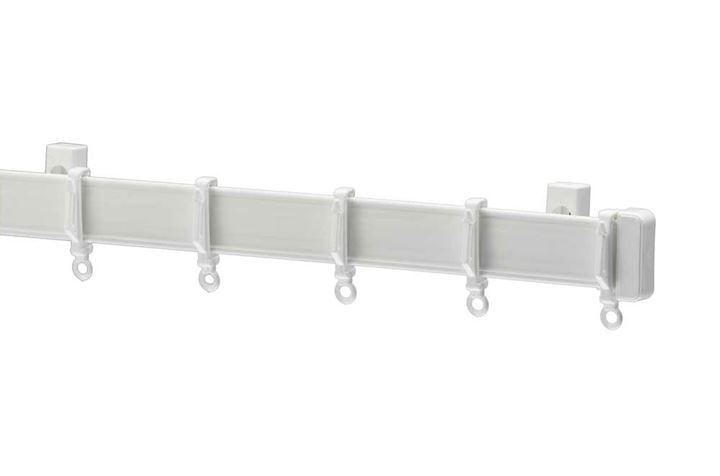 Harrison Drape White Plastic Curtain Track