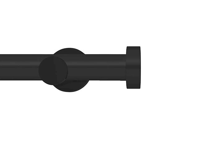 Integra 28mm Elements Stud Matt Black Eyelet Pole