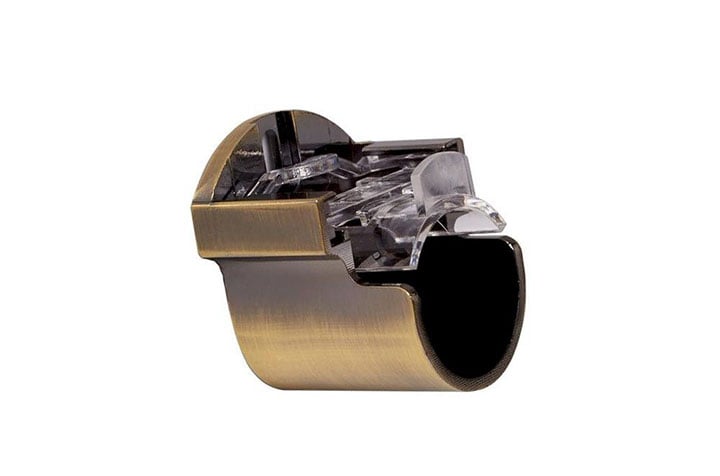 Speedy 28mm Recess Bracket Antique Brass