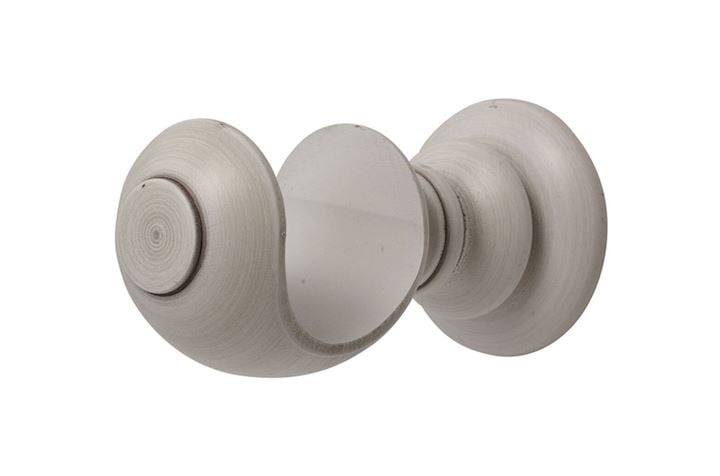 Rolls 45mm Modern Country Brushed Ivory Wooden Bracket