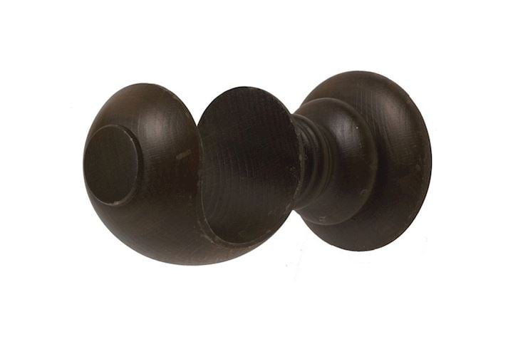 Rolls 45mm Modern Country Dark Oak Wooden Bracket