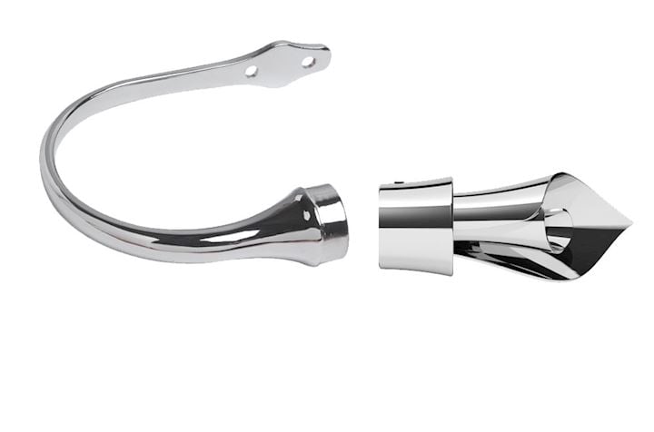 Rosa Curtain Holdback Chrome