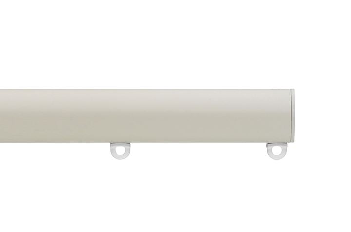 Silent Gliss 7610 30mm Metropole Flush End Cap Ecru Curtain Pole