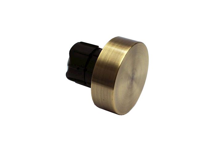 Speedy 28mm End Cap  Finial  Antique Brass