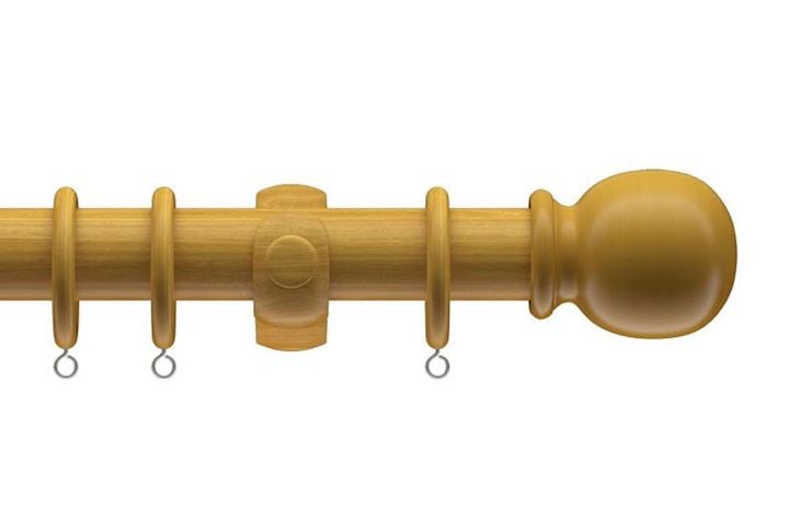 Speedy 28mm Victory Antique Pine Wooden Curtain Pole