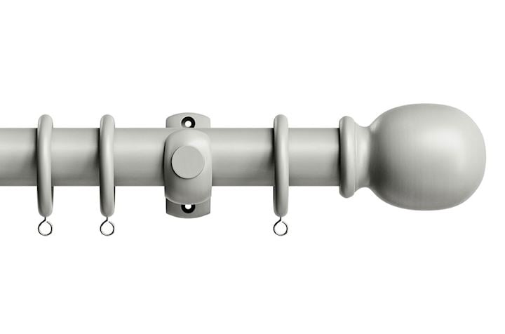 Speedy 28mm Victory Grey Wooden Curtain Pole