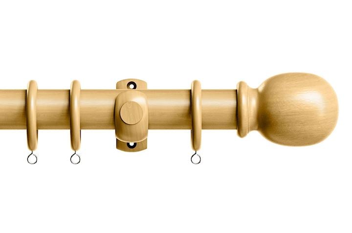 Speedy 28mm Victory Light Ash Wooden Curtain Pole