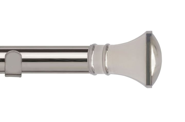 Speedy 35mm Trumpet Eyelet Pole Satin Silver